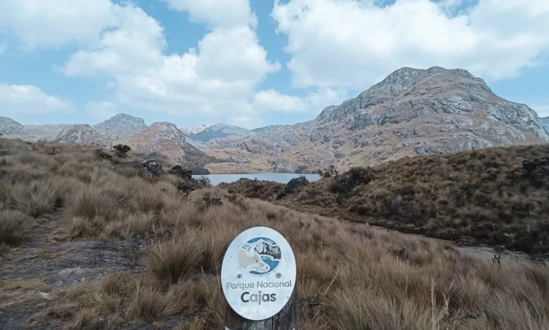 Fotografía de la laguna La Toreadora en el Parque Nacional Cajas, en Cuenca (Ecuador). EFE/Carlos Durán Araújo