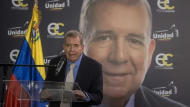 Fotografía de archivo del candidato presidencial Edmundo González Urrutia. EFE/Miguel Gutierrez