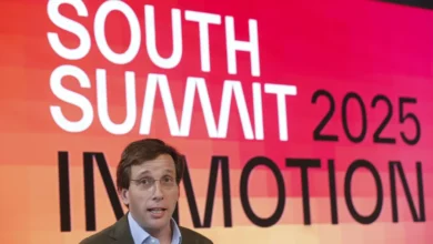 El alcalde de Madrid, José Luis Martínez-Almeida, en la presentación de la 14ª edición de South Summit.-EFE/ Blanca Millez